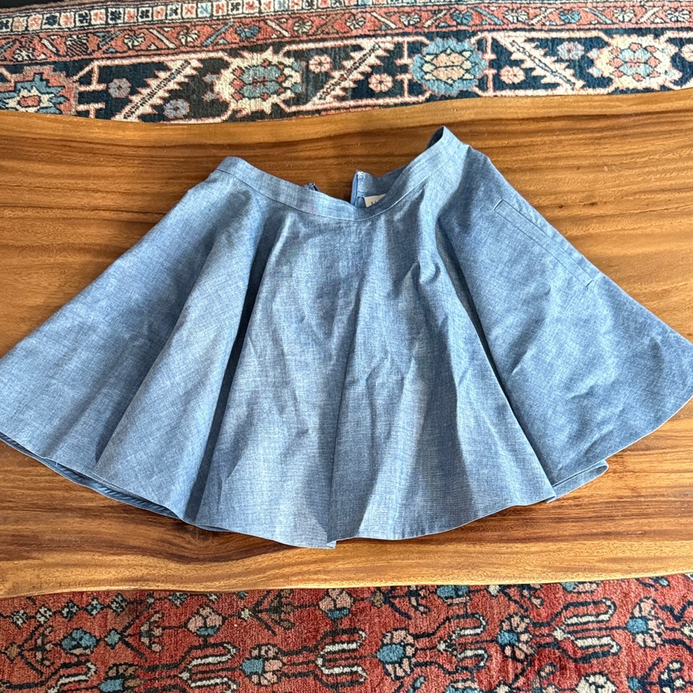 Blue Denim Skirt